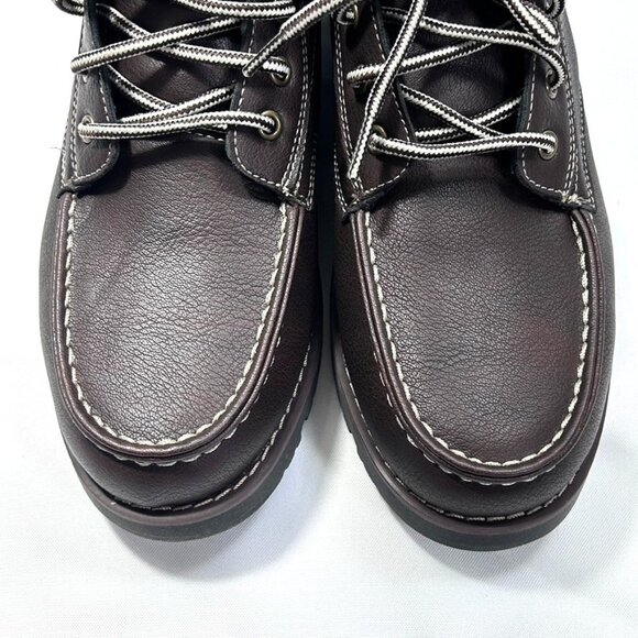 Levi's Men's Dean Boots Cushion Insole Rubber Outsole Brown US 9.5M - No Box - Picture 8 of 10
